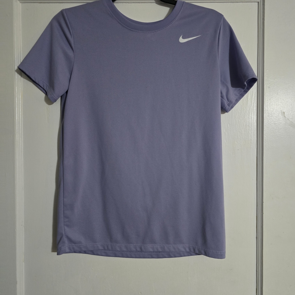 Nike Lavender Tee with White Swoosh